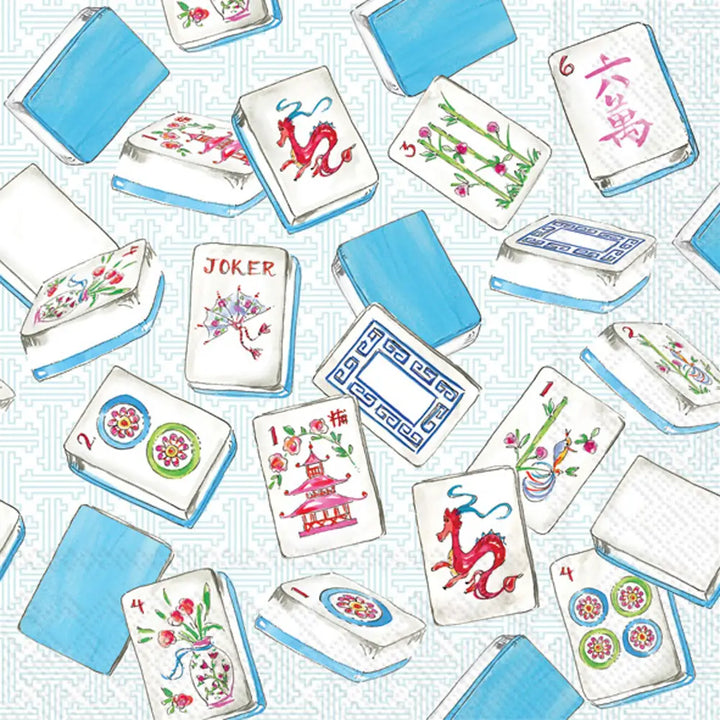 Mahjong Tiles Cocktail Napkin