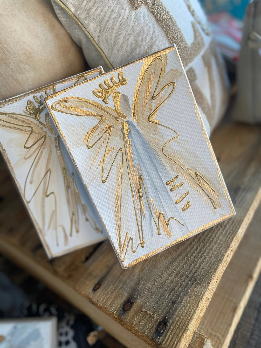 5" by 7" Angel Painting on Canvas
