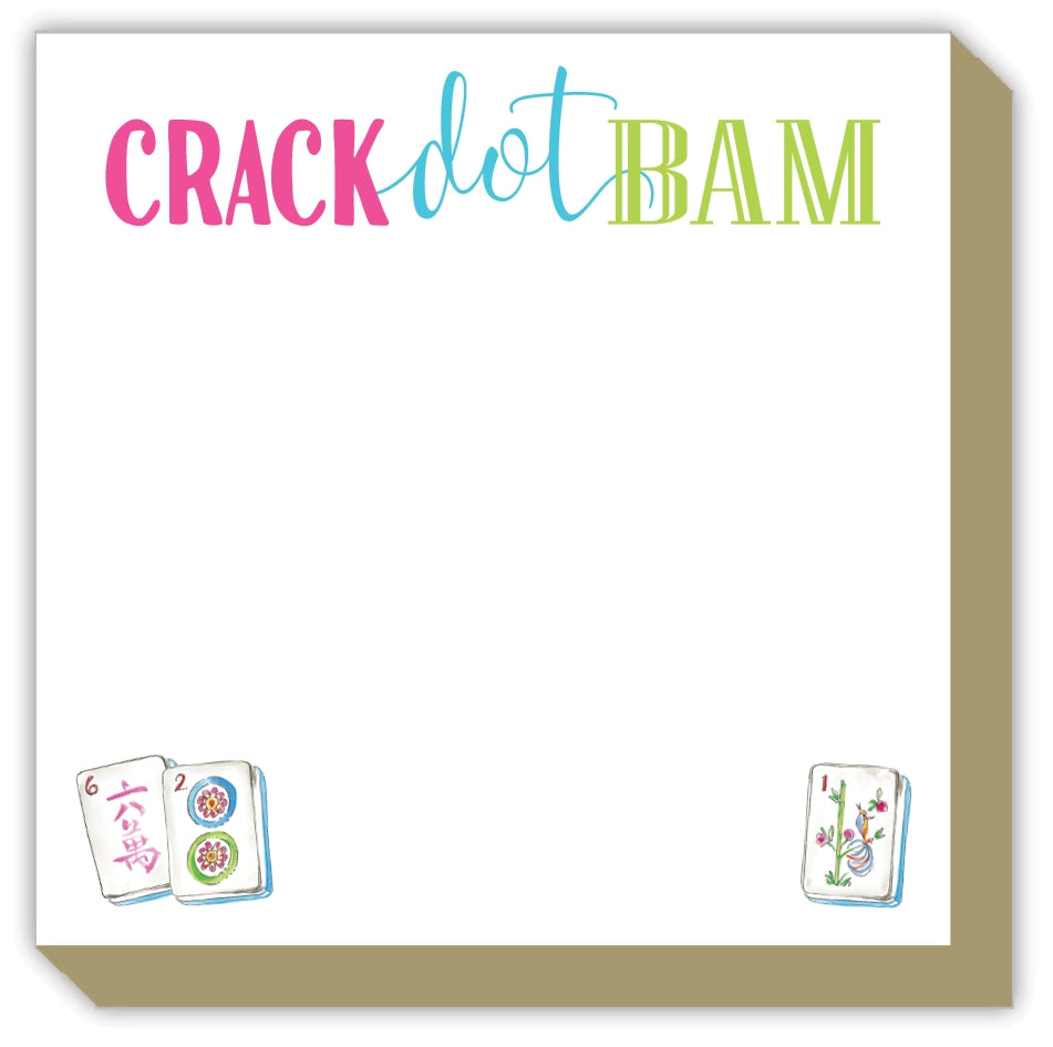 Mahjong Themed Luxe Notepad