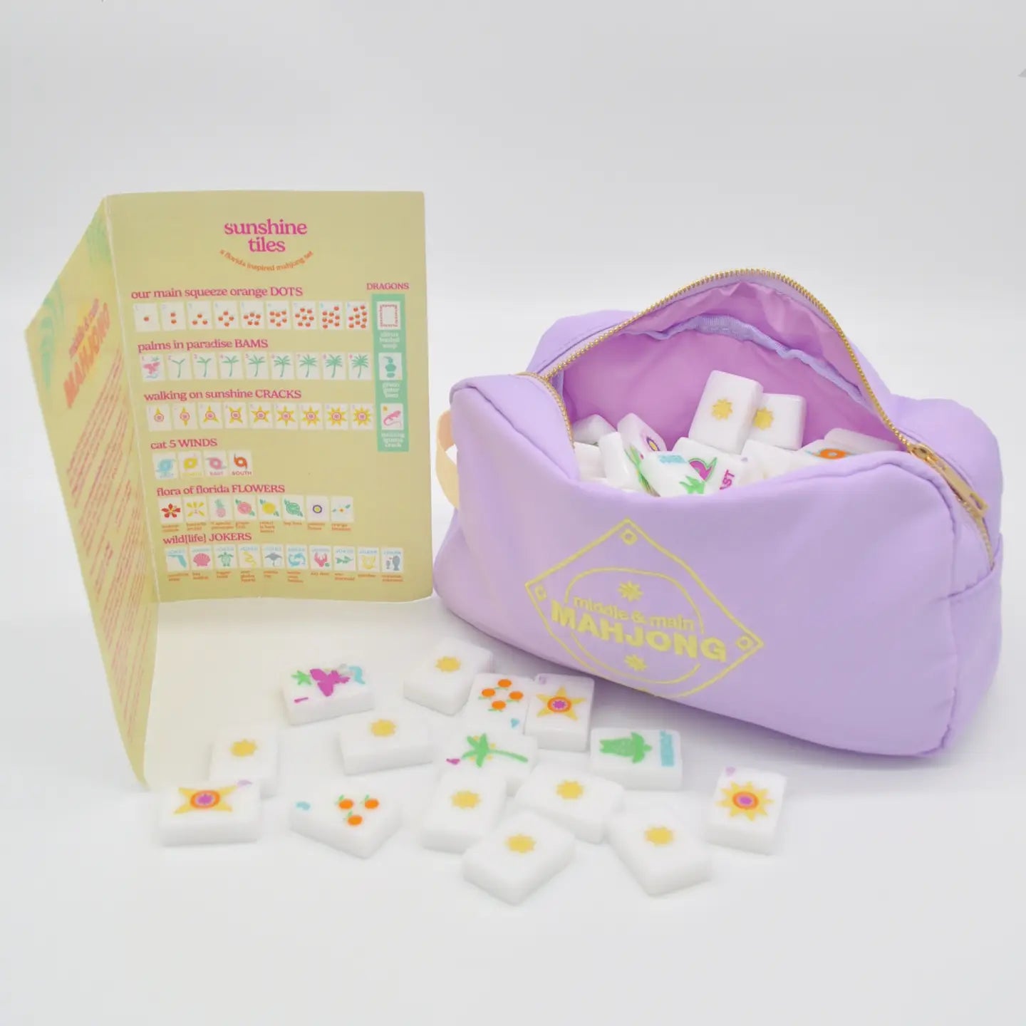 Sunshine Mahjong Tile Set