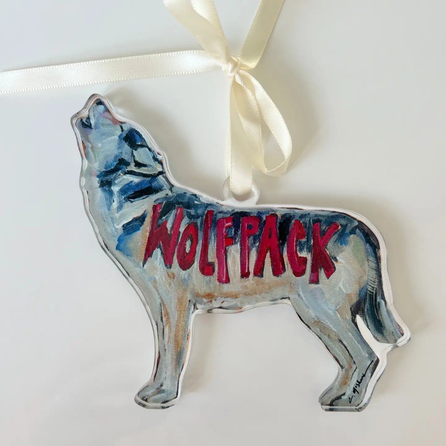 Collegiate Acrylic Art Ornament