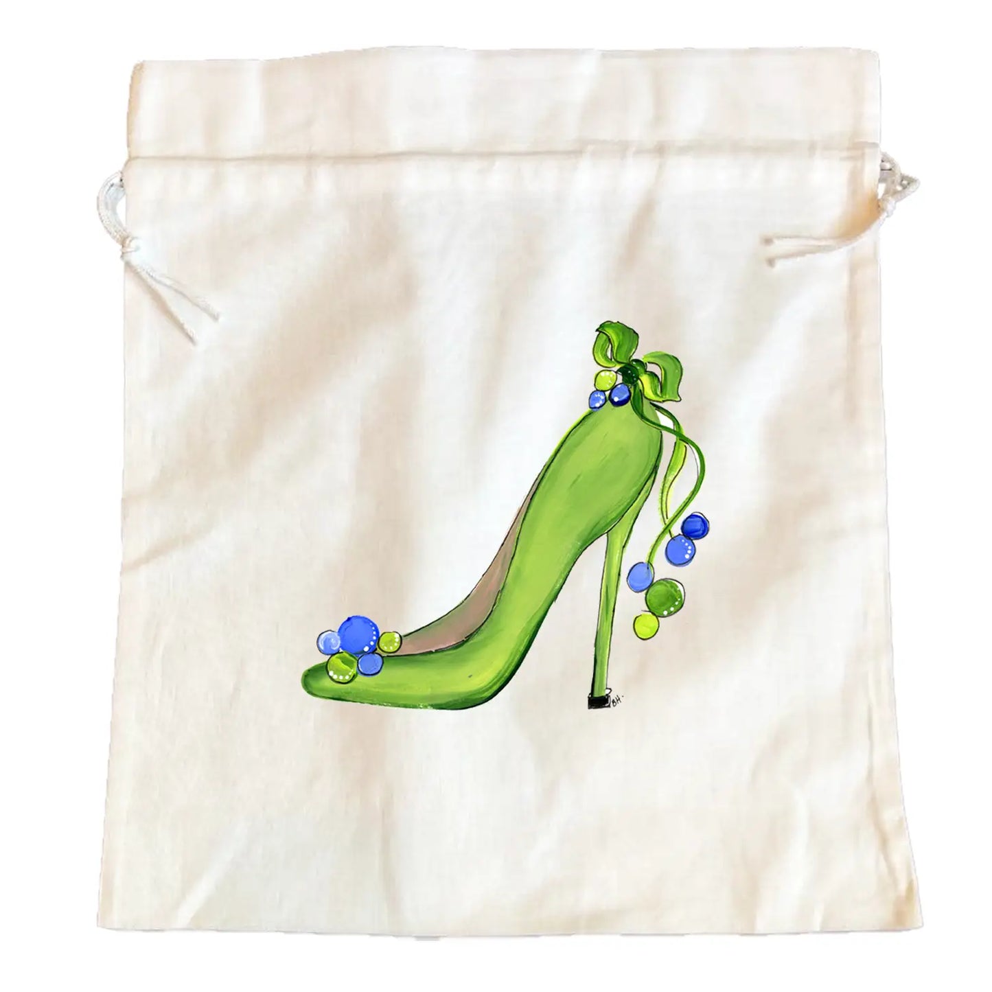 Painted Shoe Bag
