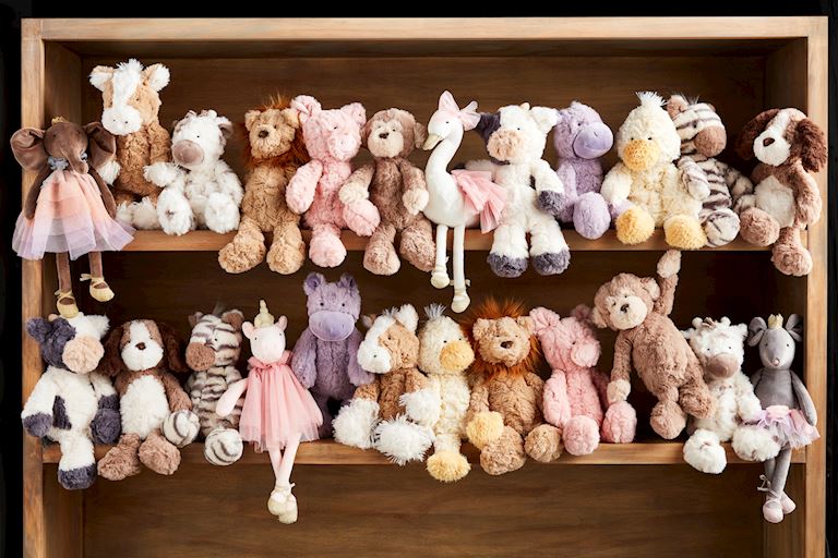 Farm Animal Plush Rattle