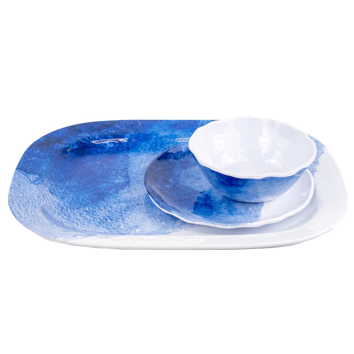 Coastal Blues Melamine Platter
