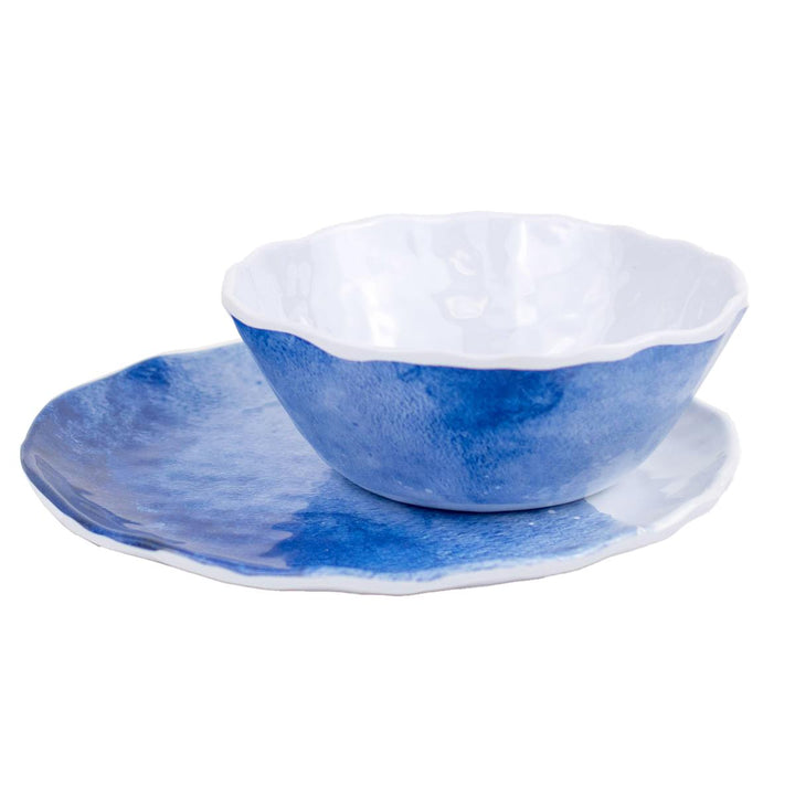 Coastal Blues Melamine Bowl