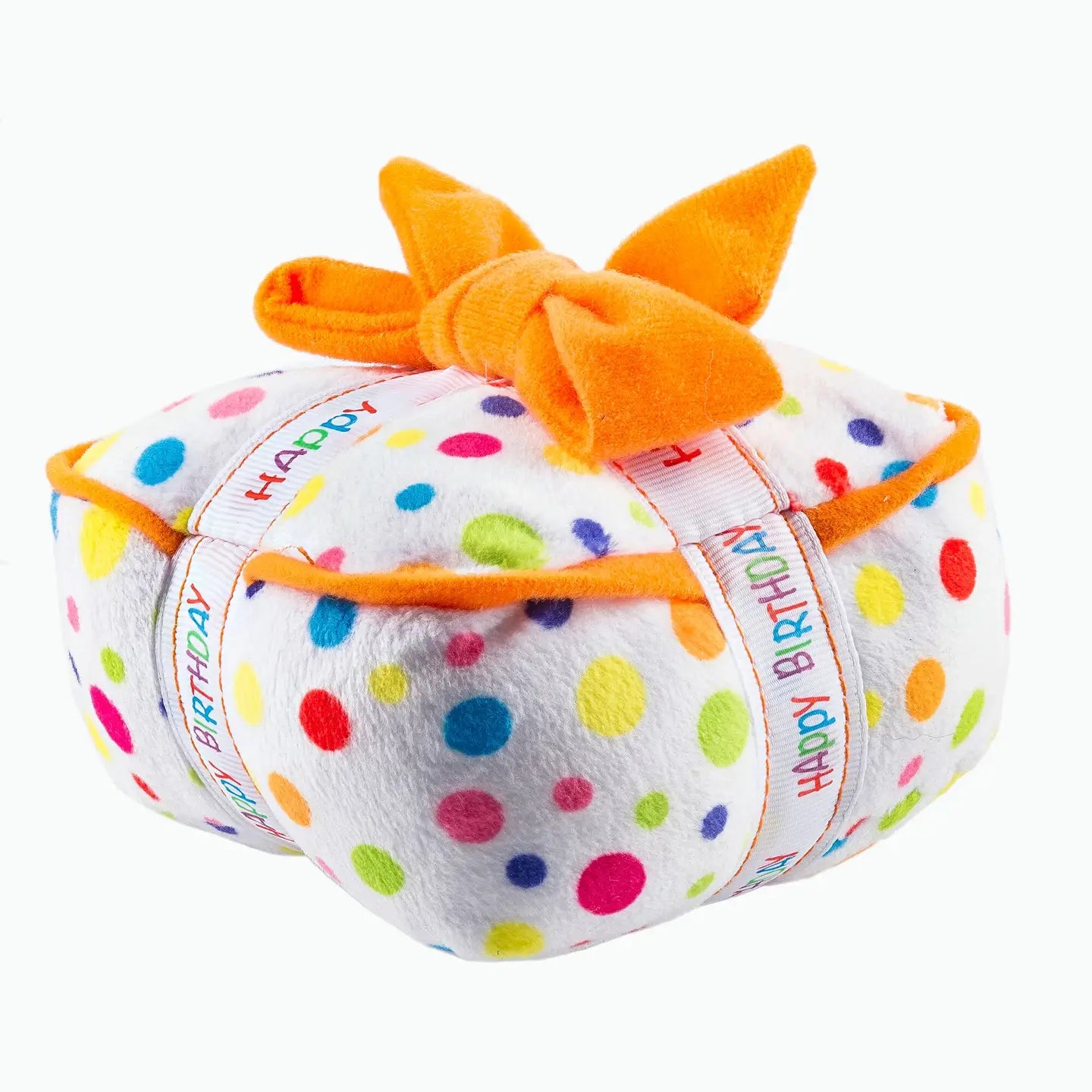 Happy Birthday Gift Box Dog Toy