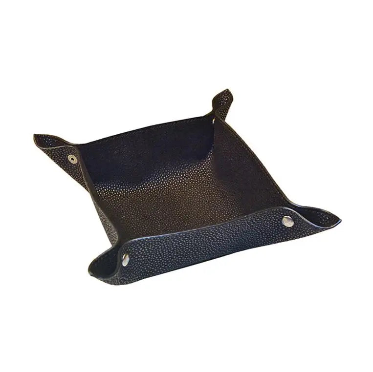 Small Faux Suede Valet Tray