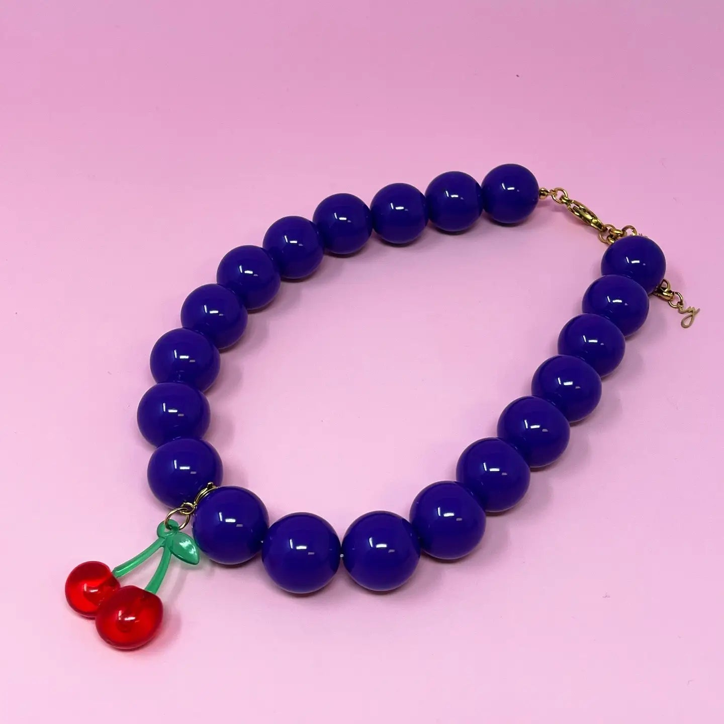 Colored Bobble Fruit Necklace