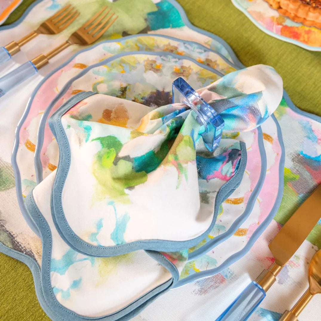 Nantucket Bloom Melamine Dinnerware