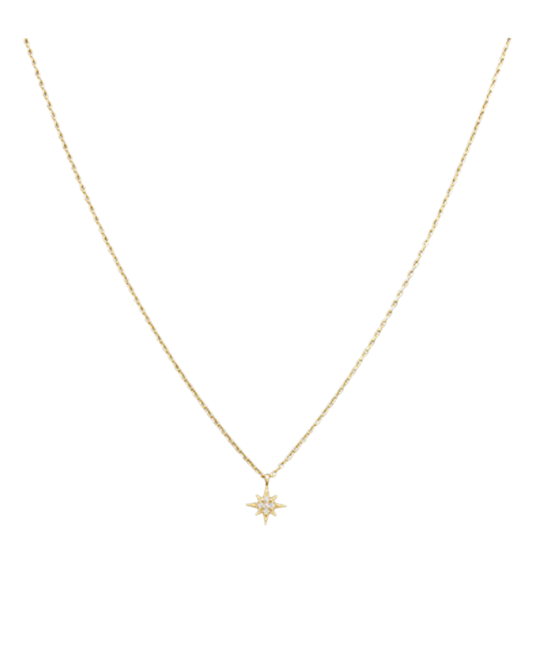 Dainty CZ Pendant Necklace