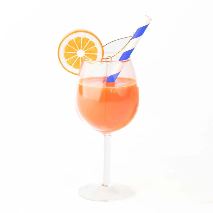 Aperol Spritz Glass Ornament