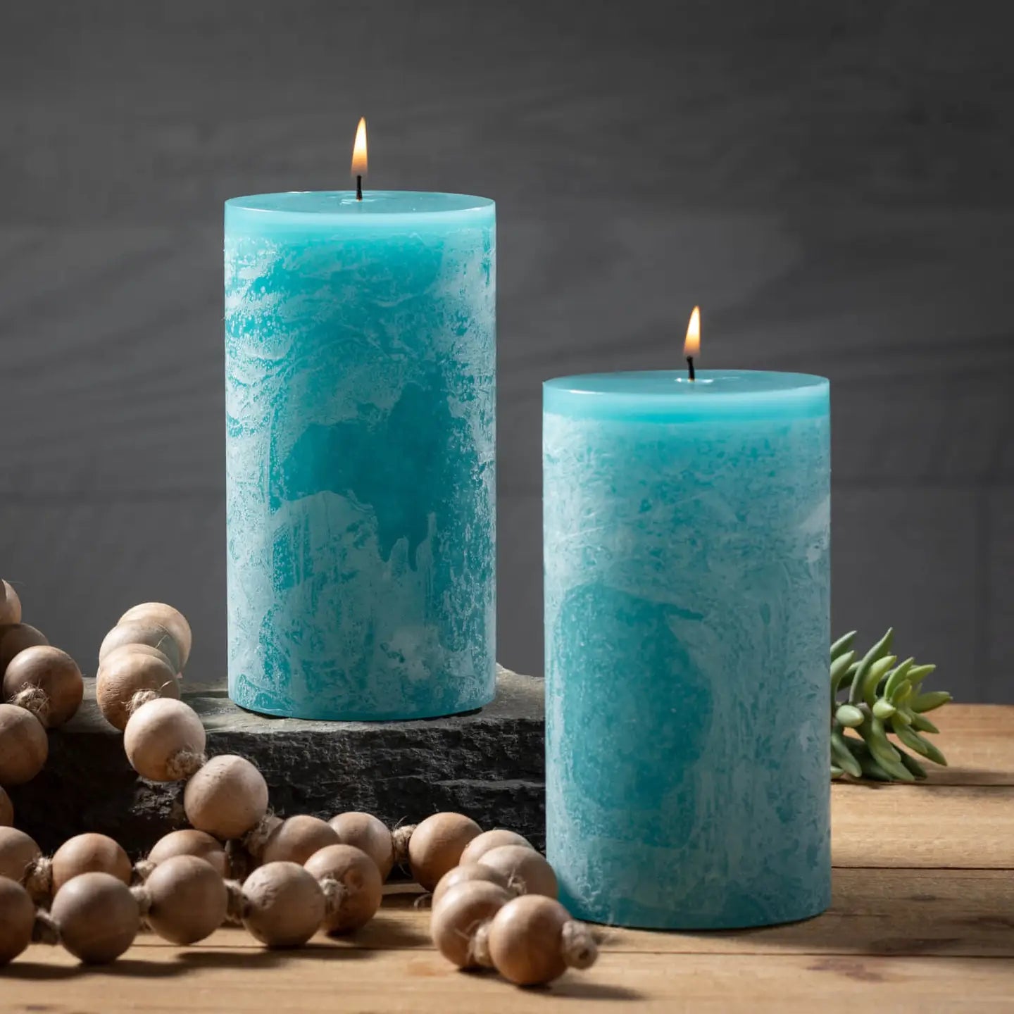 Timber Pillar Candle