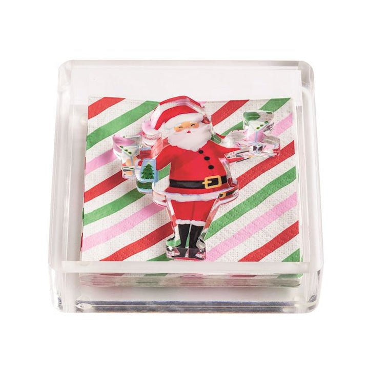 Holiday Cocktail Napkin & Weight Set