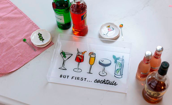 Fun Acrylic Bar Tray