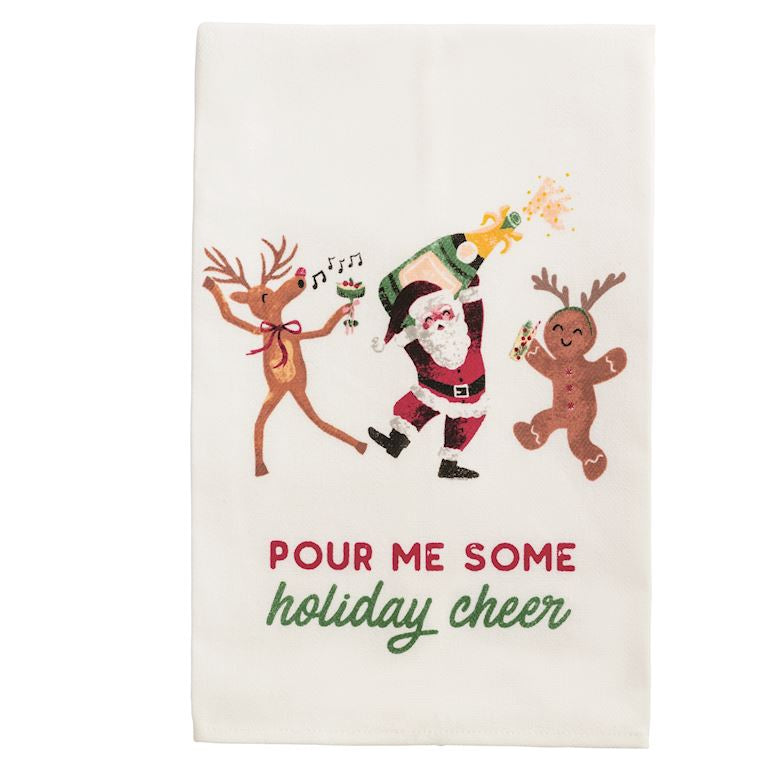 Fun Holiday Bar Towel
