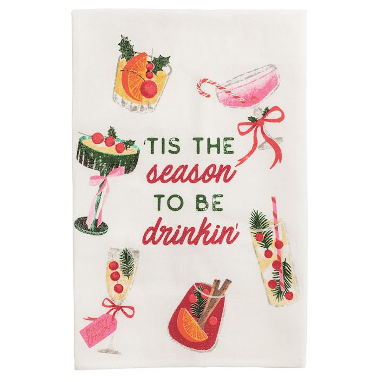 Fun Holiday Bar Towel