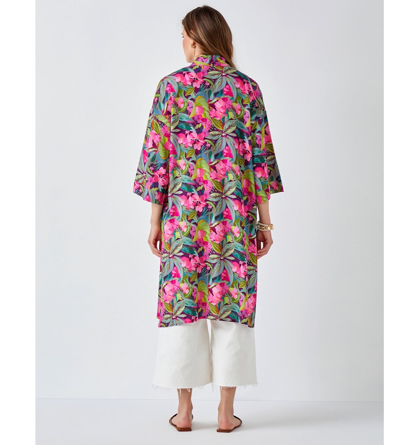 Lara Flowers Open Kimono