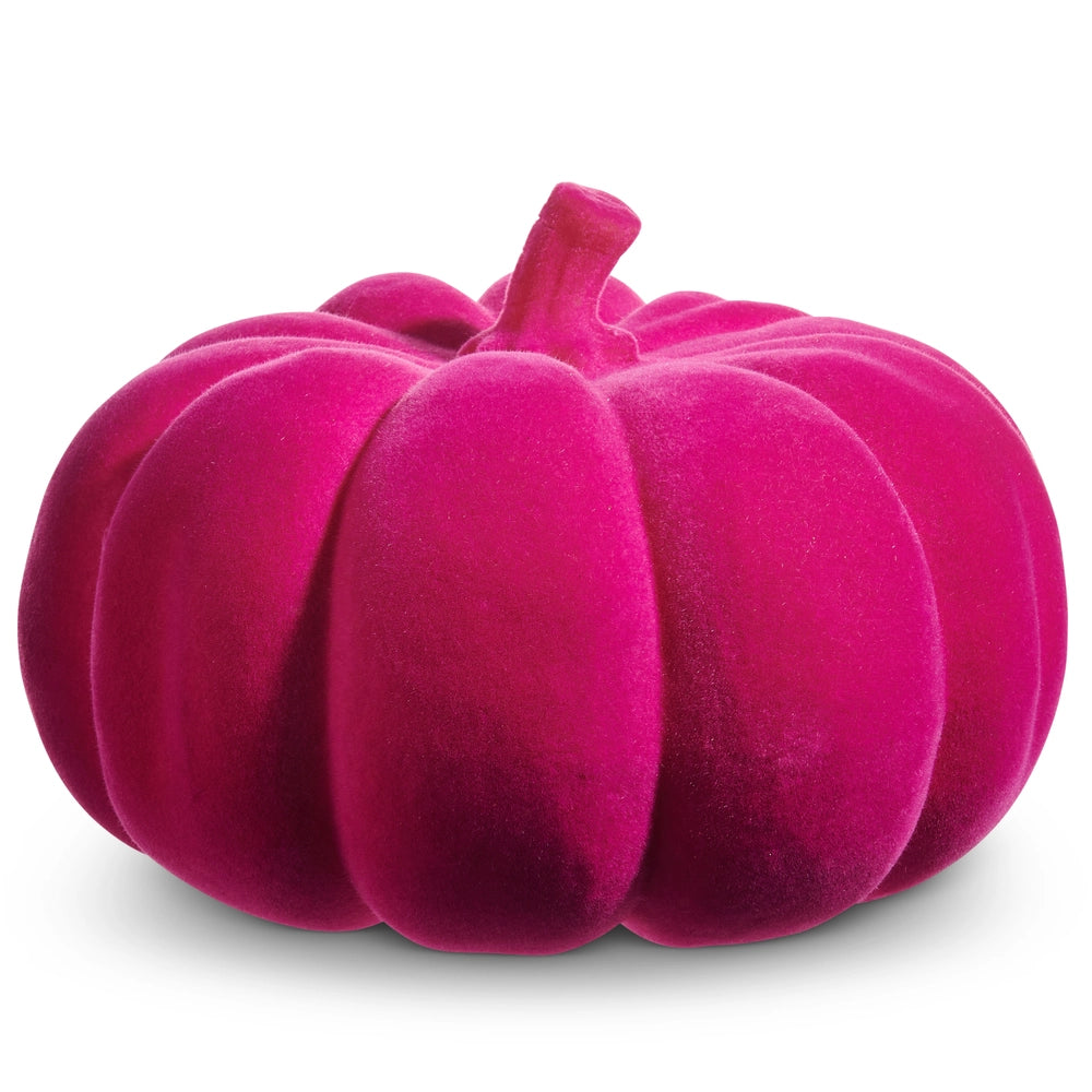 Flocked Pumpkin