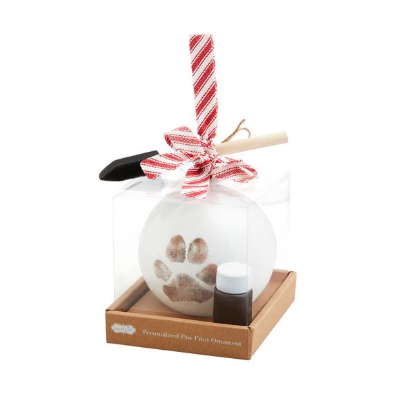 Pet Paw Print Christmas Ornament