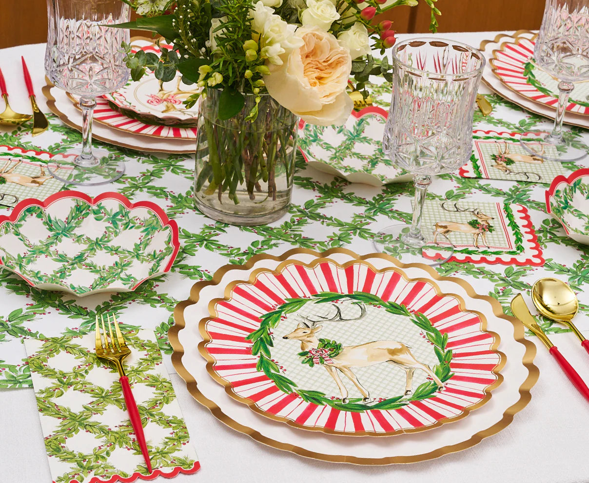 Holly Berry Dinner Plate 8/PK