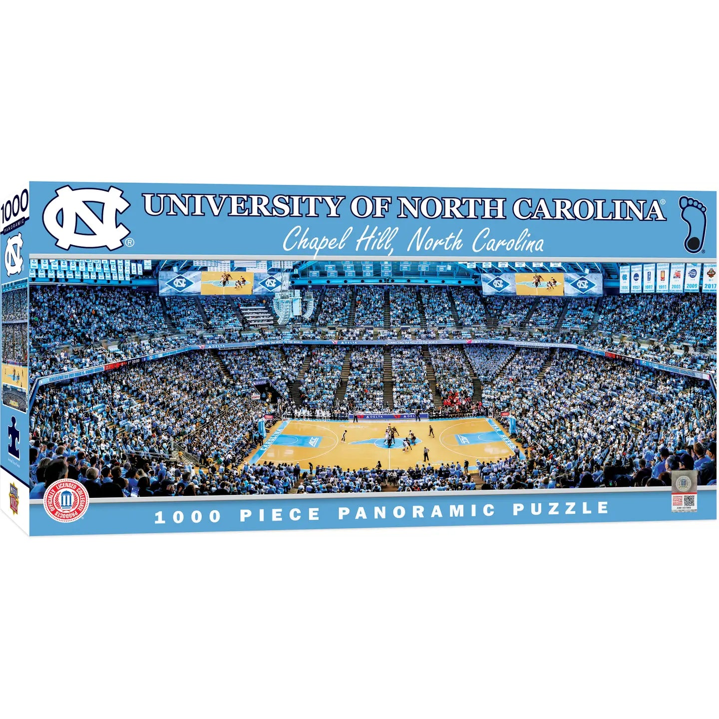 UNC Panoramic Basketball Court Puzzle