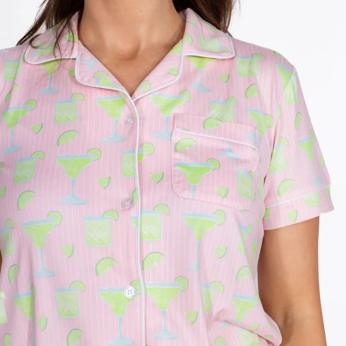 Pink Margaritas Pajama Set