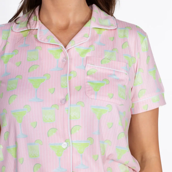 Pink Margaritas Pajama Set