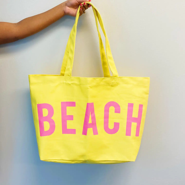 BEACH Canvas Tote Bag