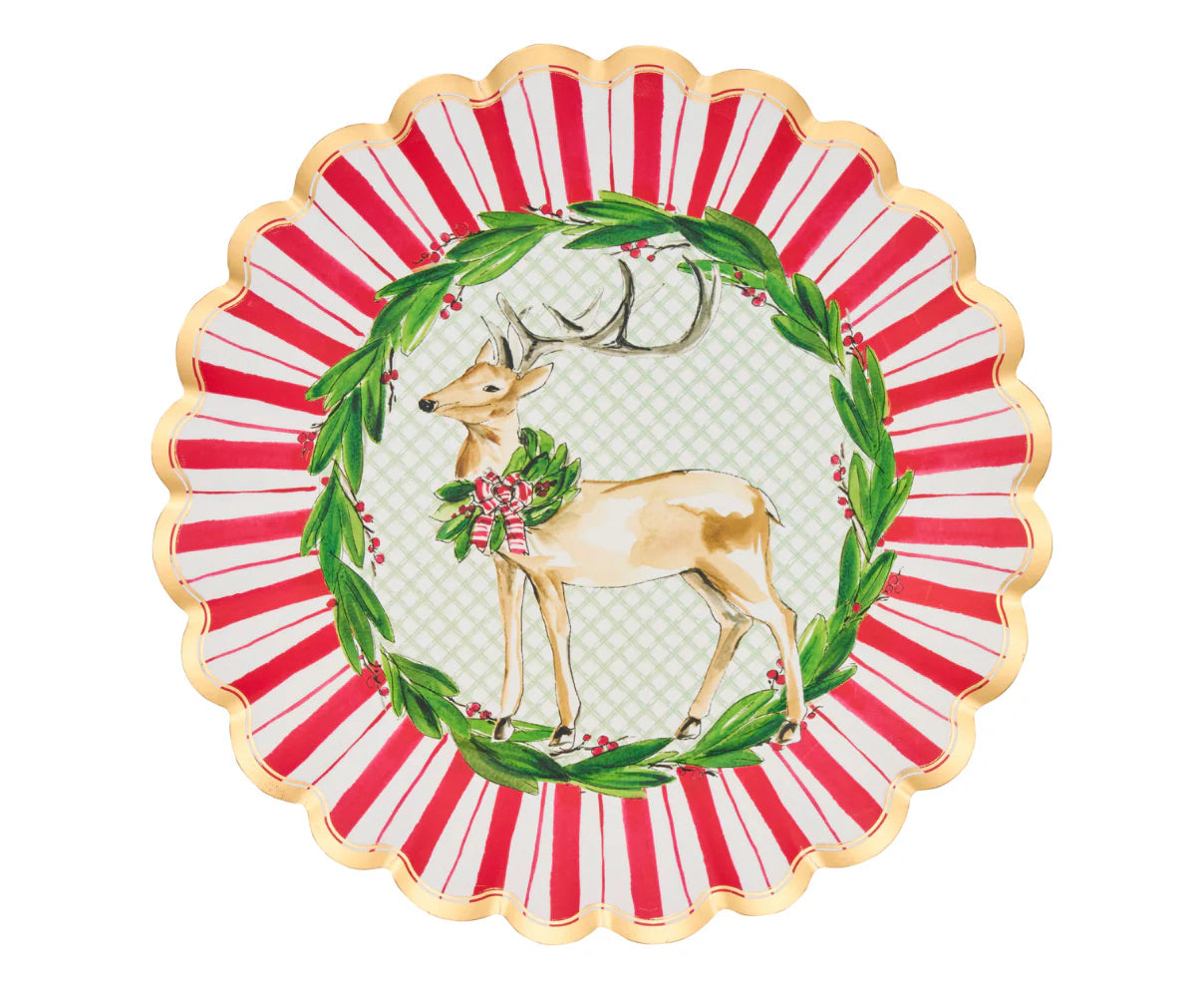 Holly Berry Dinner Plate 8/PK