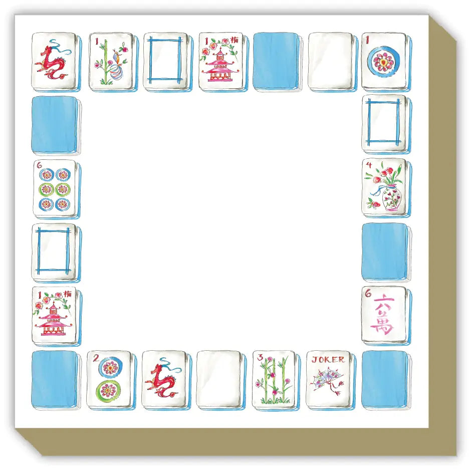 Mahjong Themed Luxe Notepad