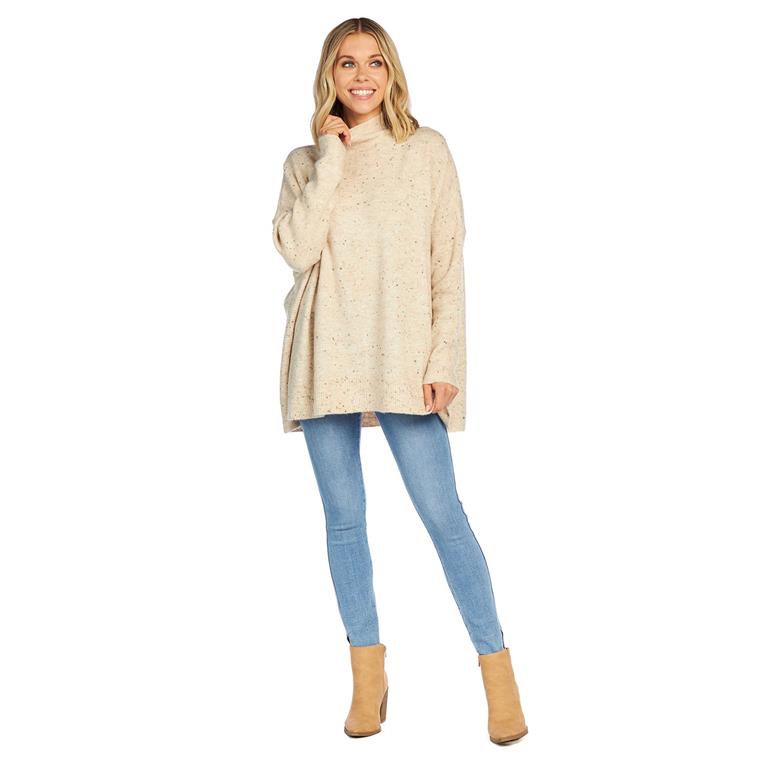 Jenni Mock Neck Sweater OS