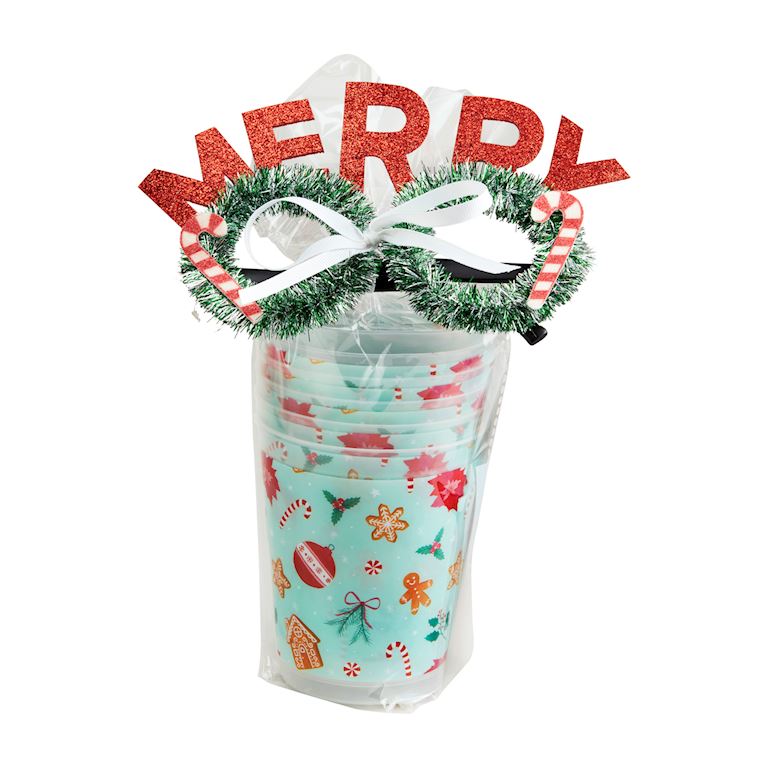Holiday Party Cups Gift Set