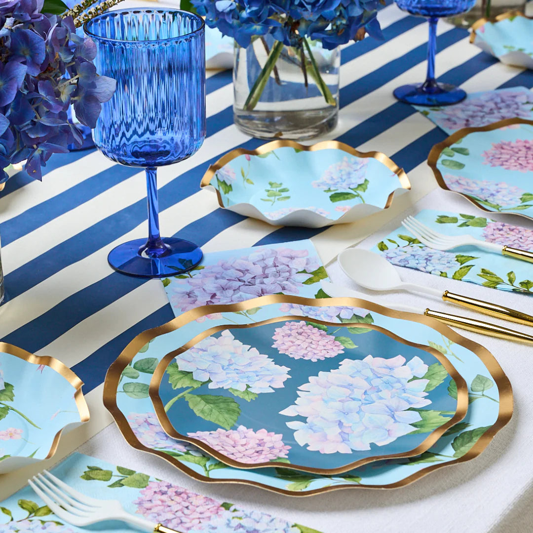 Blue Hydrangeas Cocktail Napkins 20/PK