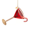 Red Christmas Cocktail Ornament