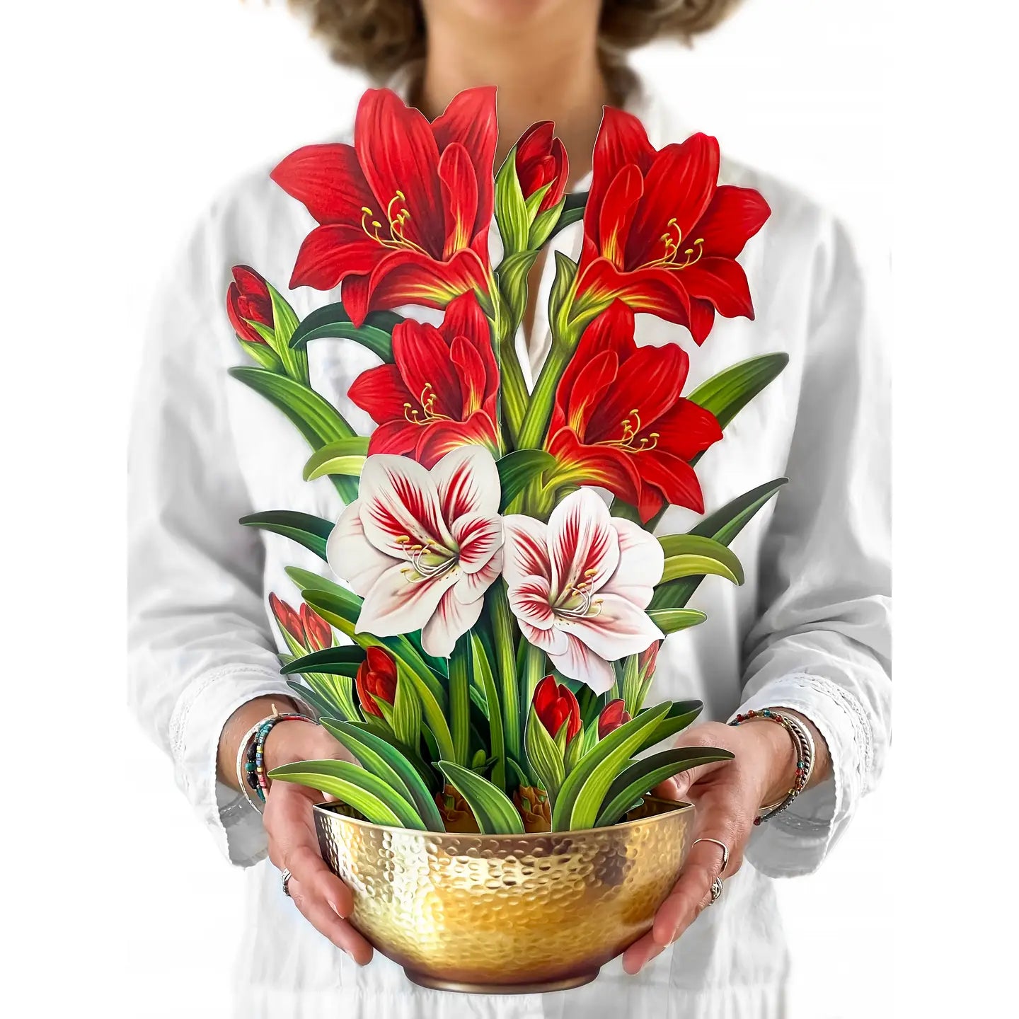 Floral Arrangement Pop Up Card