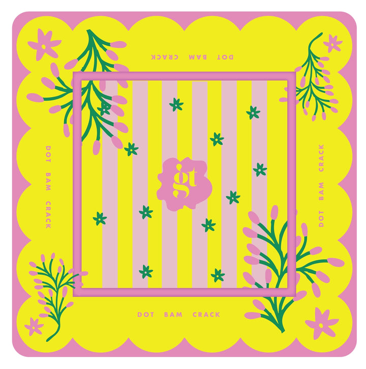Yellow & Pink Mahjong Mat
