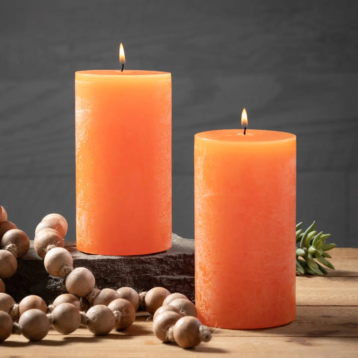 Timber Pillar Candle