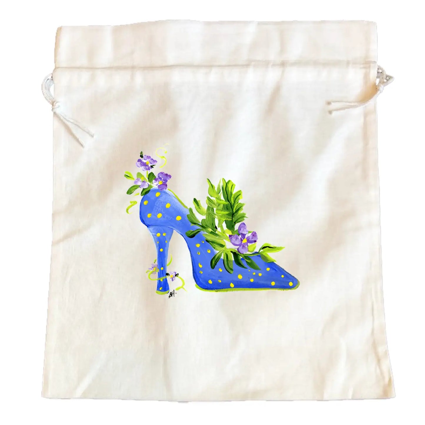 Painted Shoe Bag