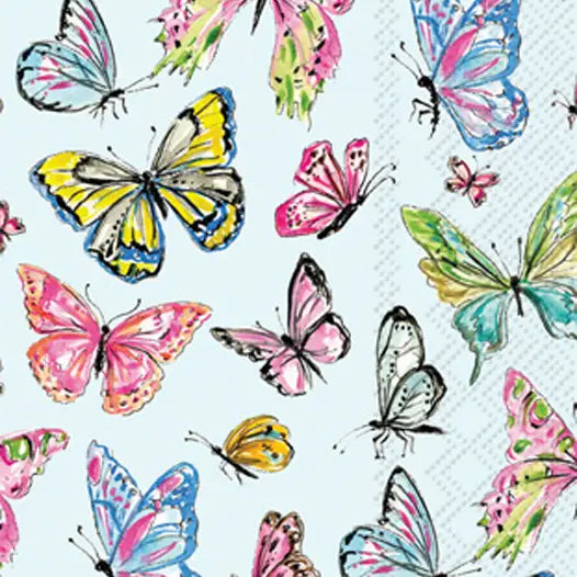 Butterfly Medley Paper Guest Towel
