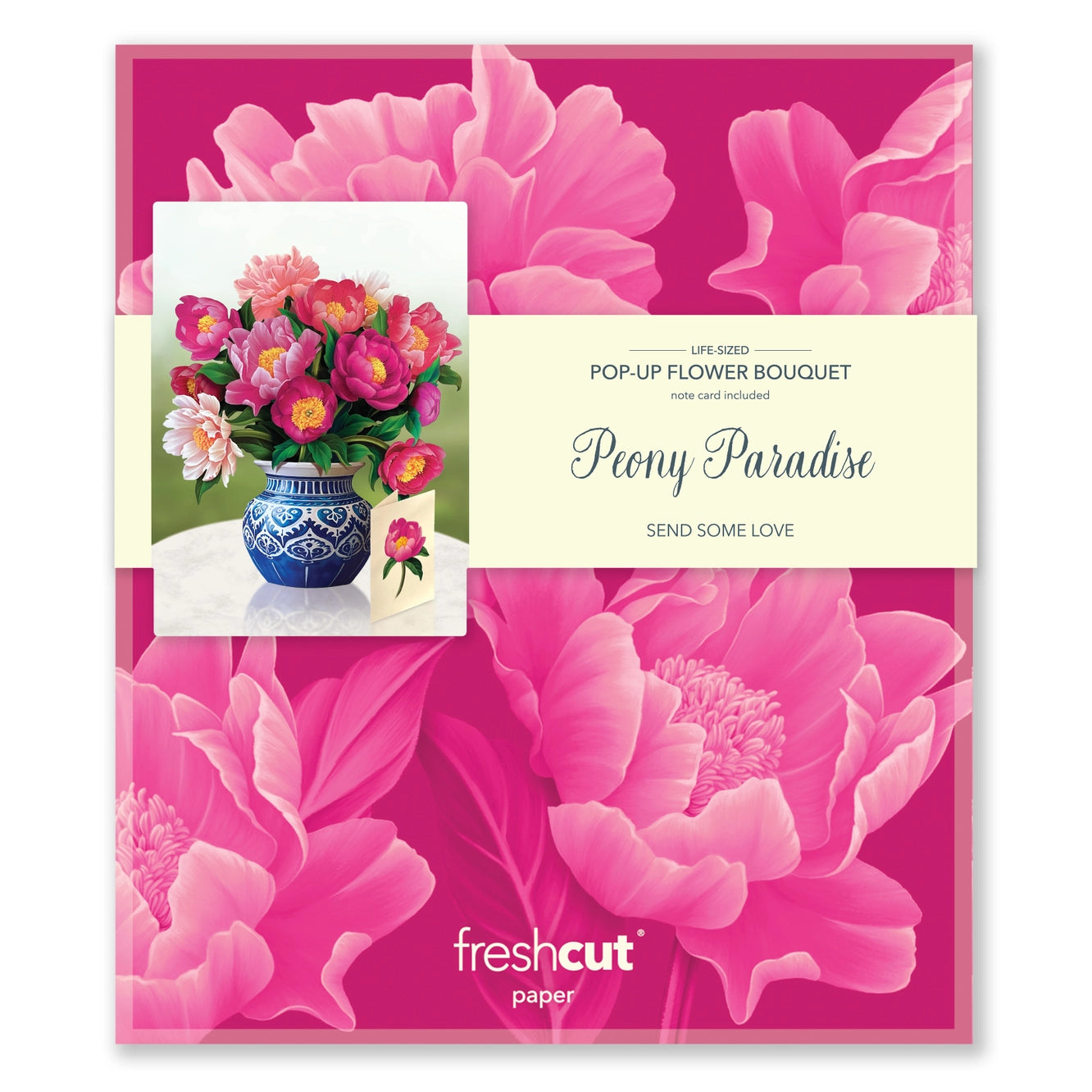 Floral Arrangement Pop Up Card