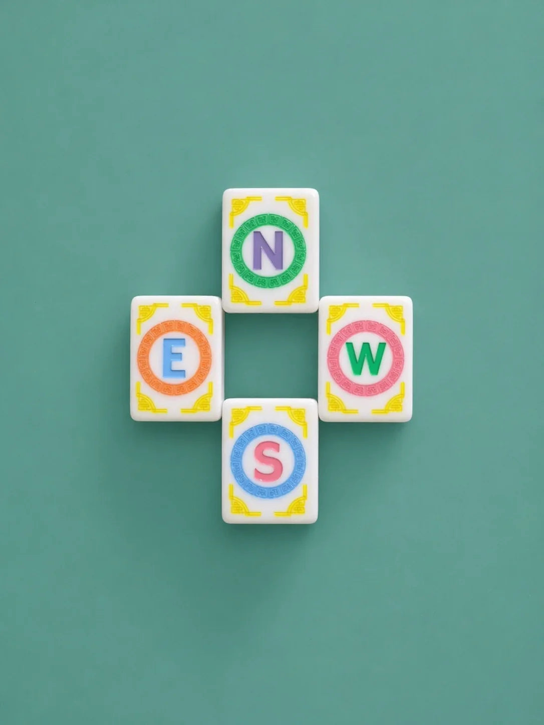 The Traditional Line Mahjong Tile Set