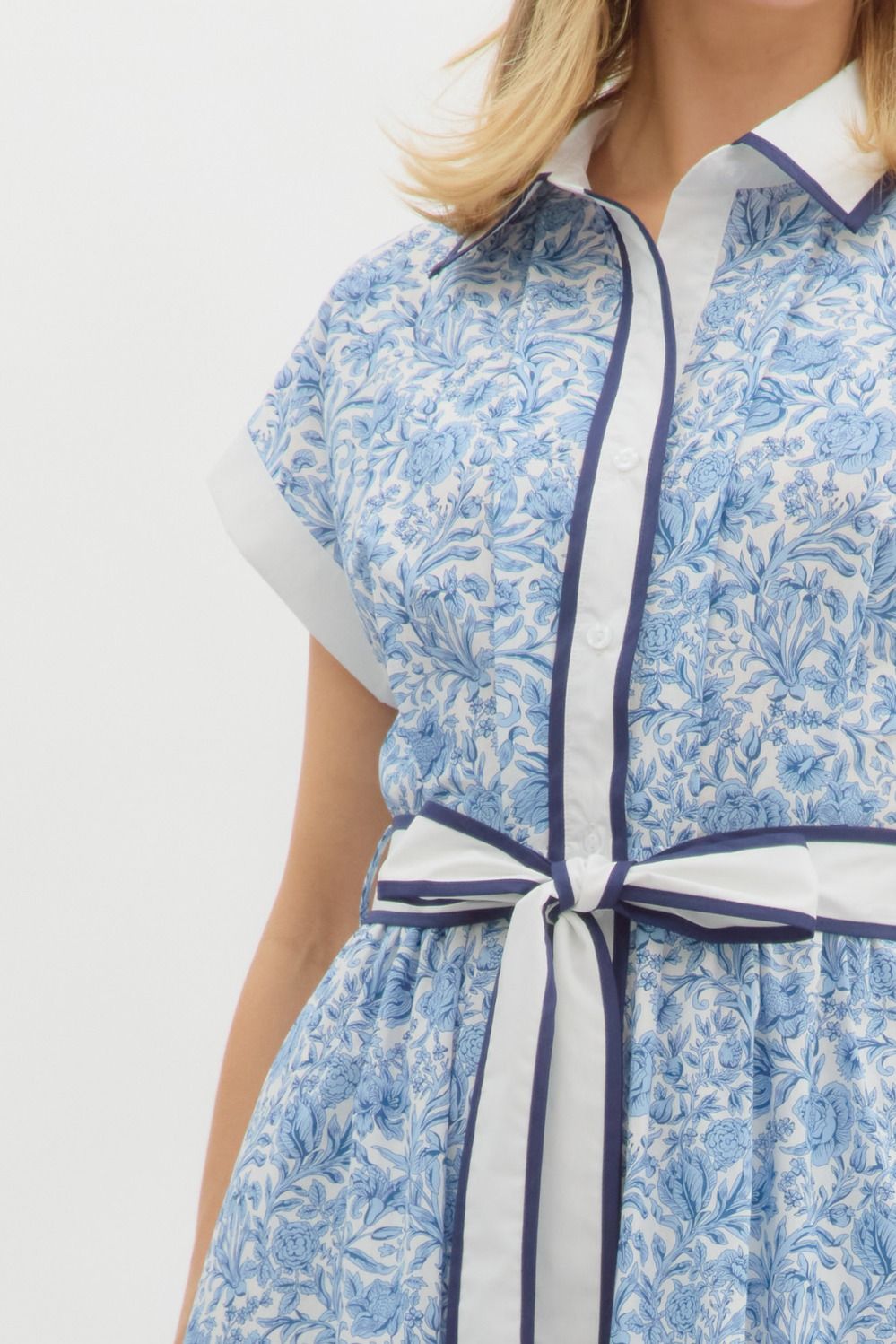 Sue Blue Floral Maxi Dress