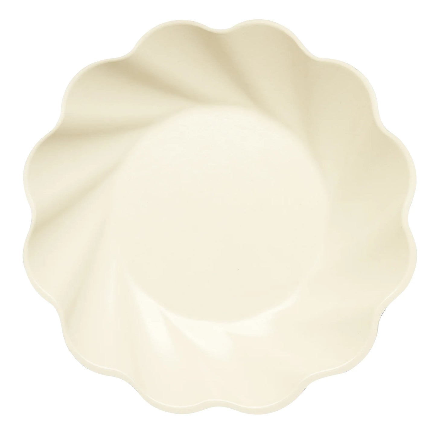 Cream Eco Salad Plate 8/PK