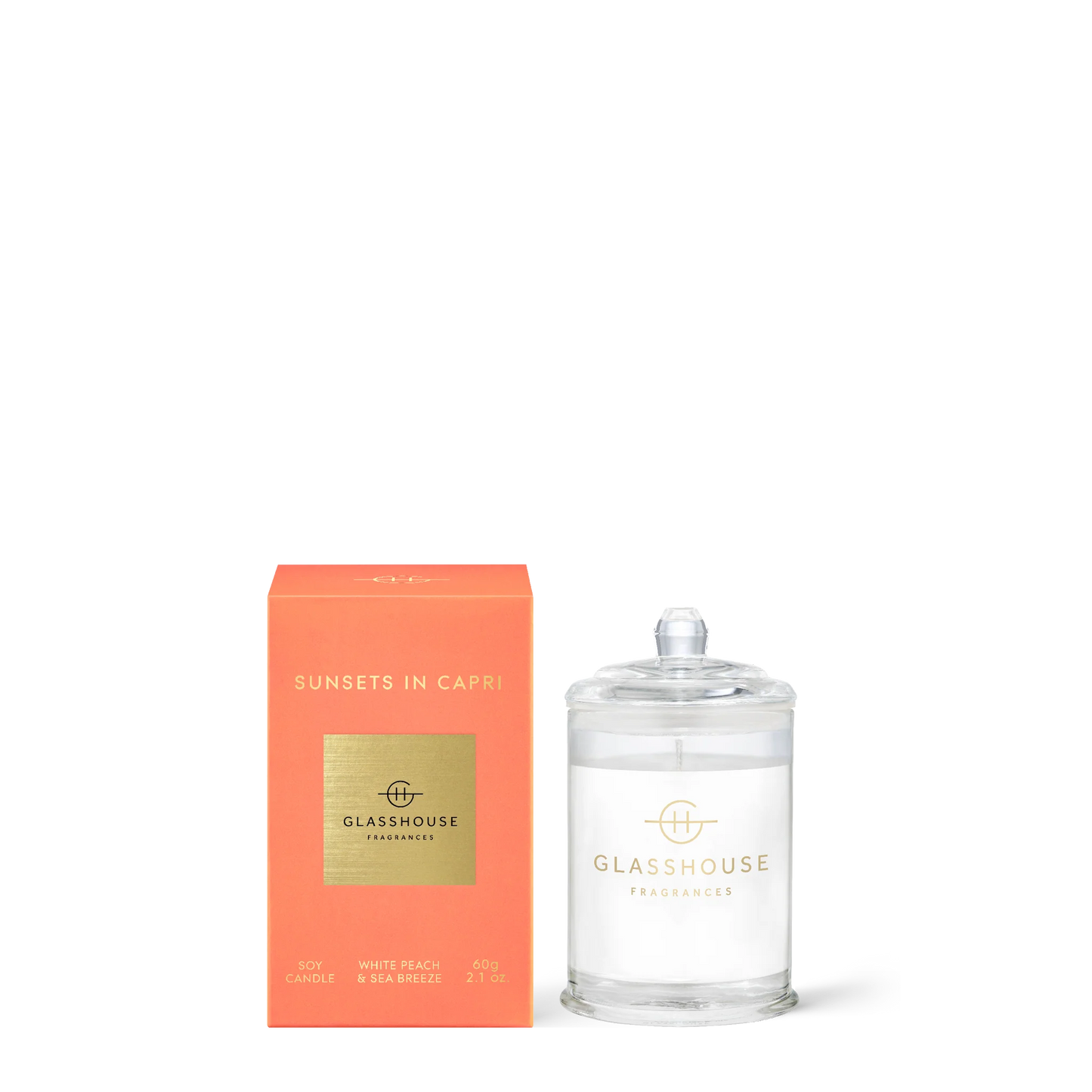 2.1 OZ Glasshouse Candle