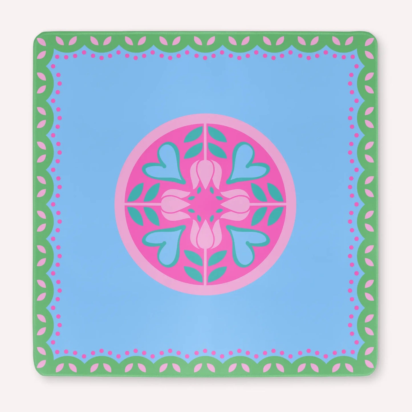 Hearts & Flowers Mahjong Mat