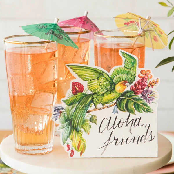 Parrot Paradise Place Cards Set/12