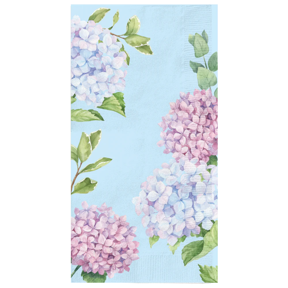 Blue Hydrangeas Guest Towels 20/PK