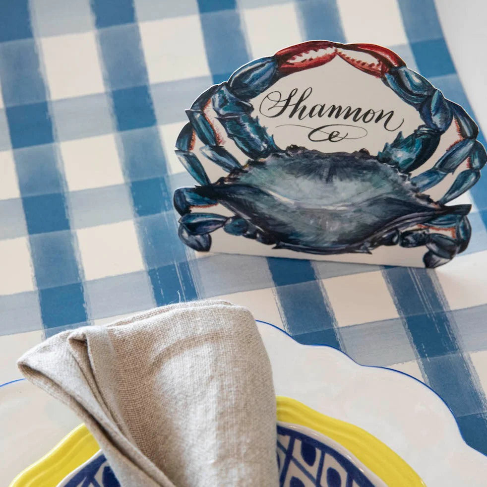Blue Crab Place Card Pack of 12
