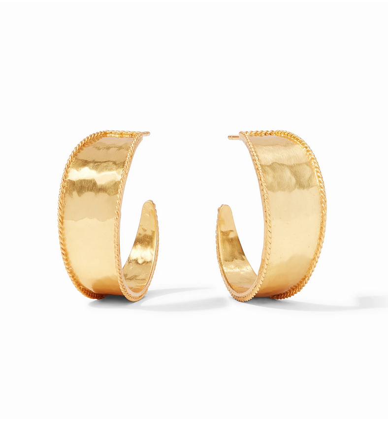 Savoy Hoop Earrings