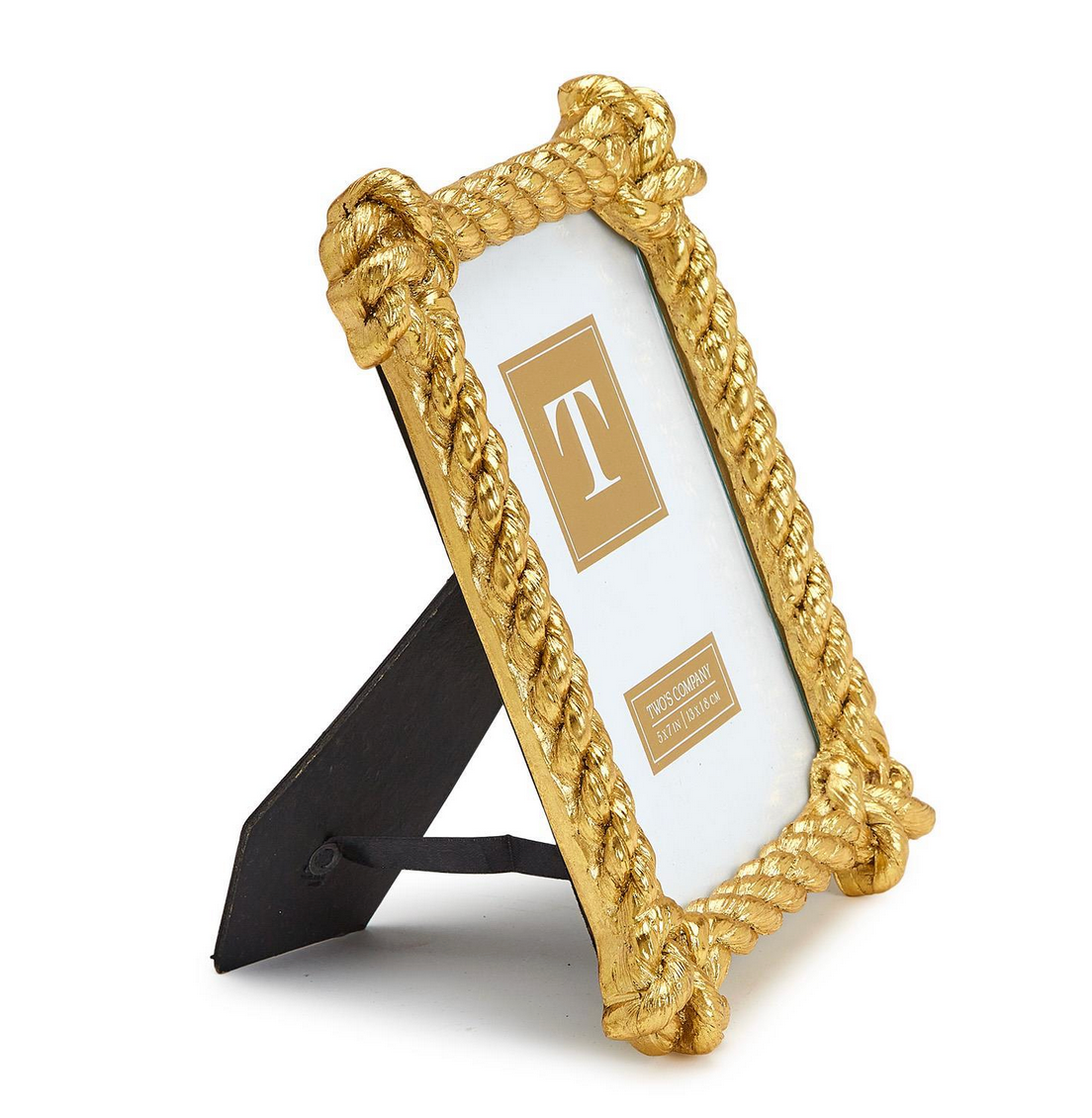 5" x 7" Gold Rope Photo Frame